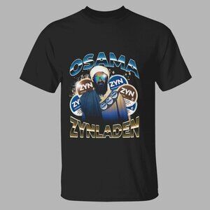 Osama Zyn Laden Funny Satirical Political Parody Graphic Statement T-Shirt 91